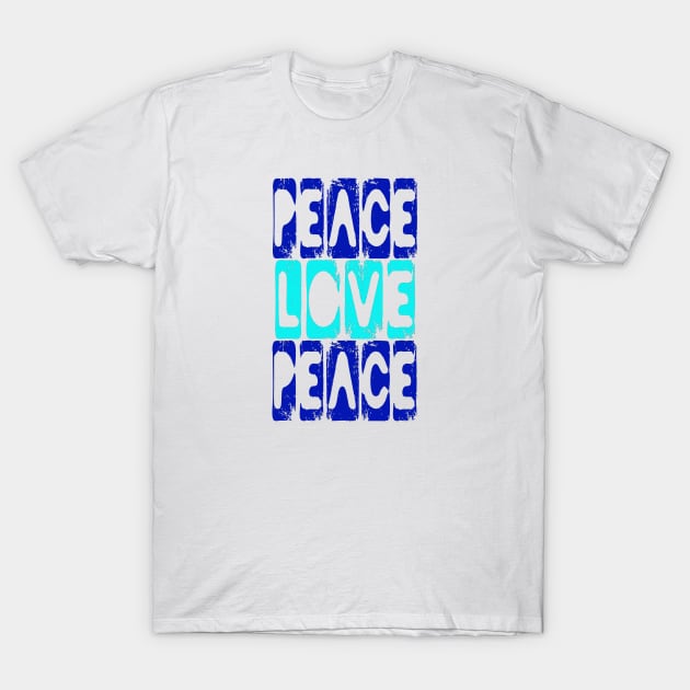Peace & Love T-Shirt by PlanetMonkey